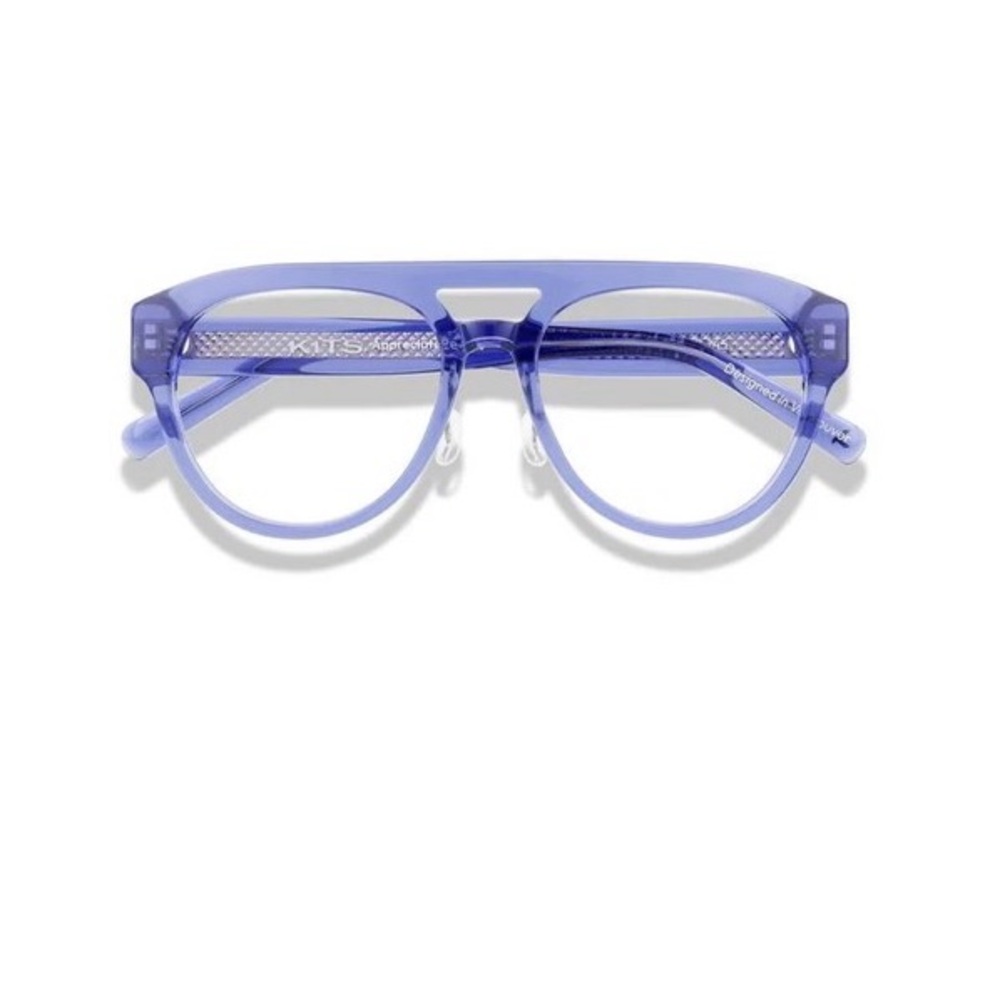 KITS eyewear Blue aviator fashion Glasses frames Palmer Apha liftoff style